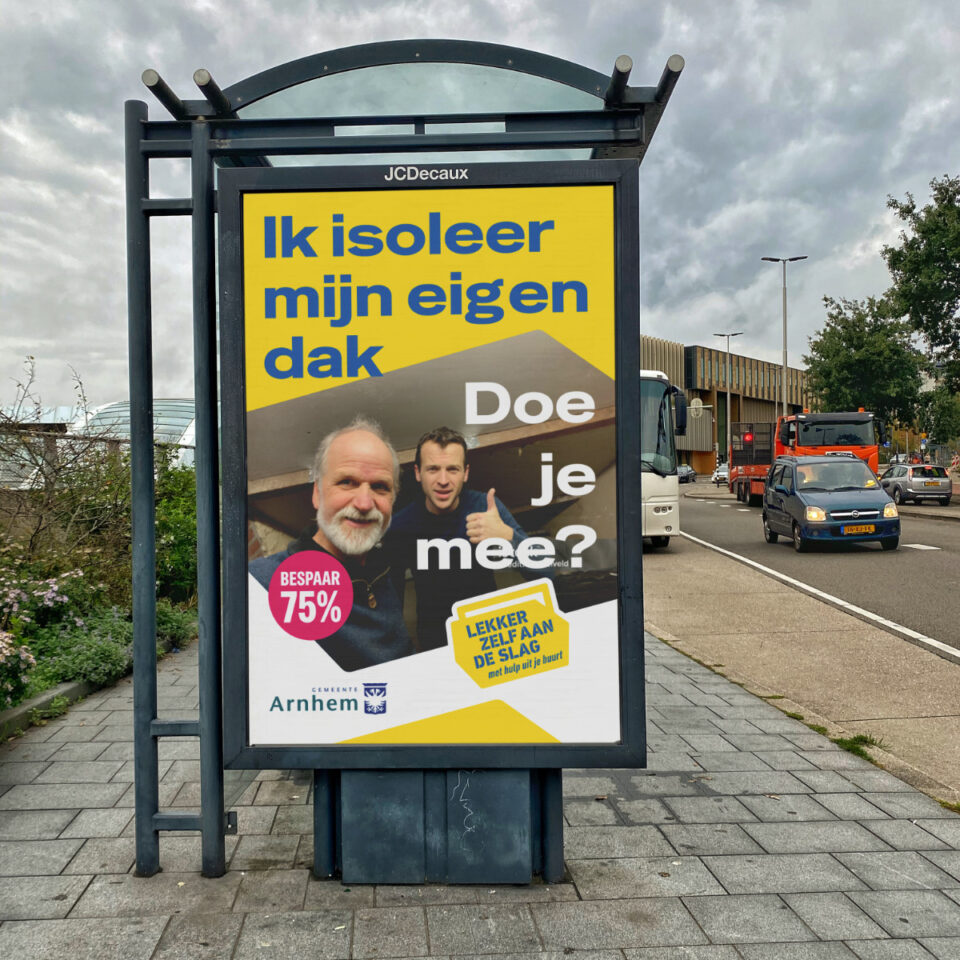 Affiche abri station Arnhem